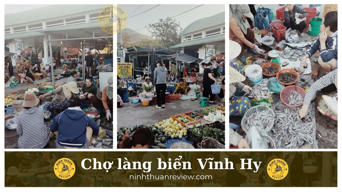 Chợ làng biển Vĩnh Hy