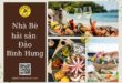 Nhà bè hải sản Đảo Bình Hưng