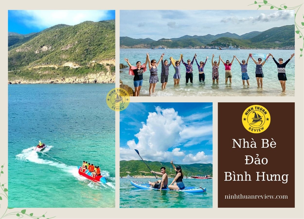Nhà bè hải sản Bình Hưng kết hợp tắm biển