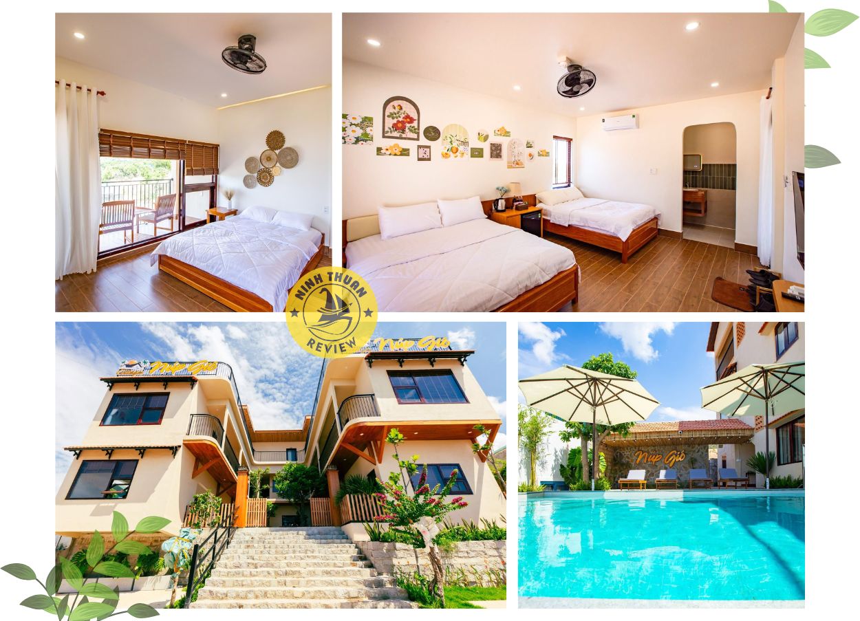 Núp Gió - Homestay Phan Rang đẹp nằm trên cung đường biển DT702 yên bình
